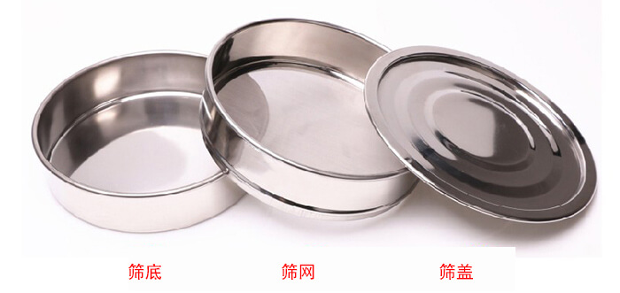 篩底，篩網，篩蓋展示圖